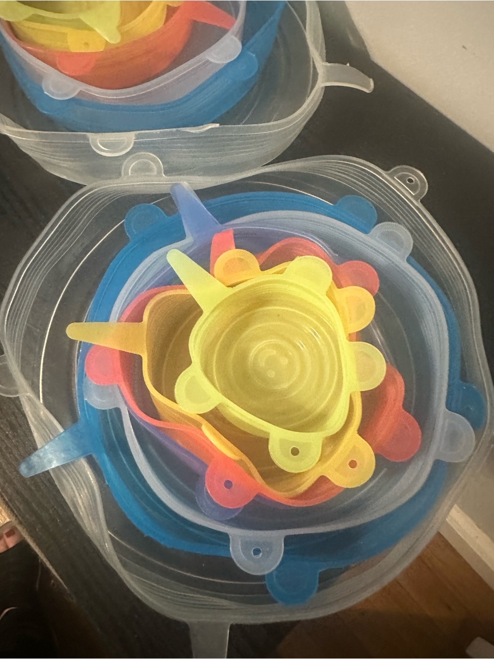 Silicone Reusable Stretch Lids!!!! Great Condition!!